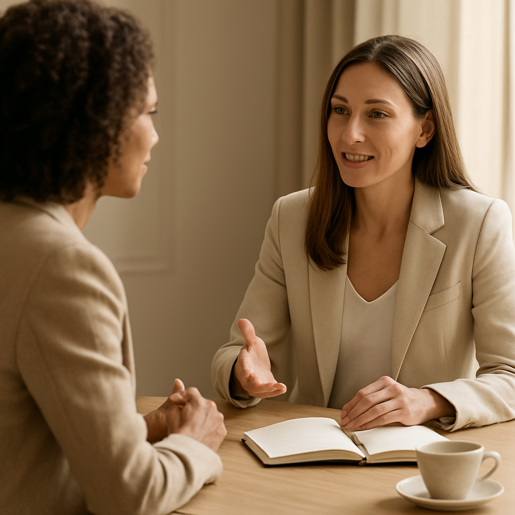 Career coaching session